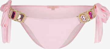 Slip costum de baie 'Boujee' de la Moda Minx pe roz: față