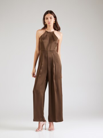 MAX&Co. Jumpsuit in Brown: front