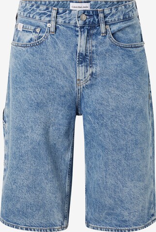 Calvin Klein Jeans Свободный крой Штаны в Синий: спереди