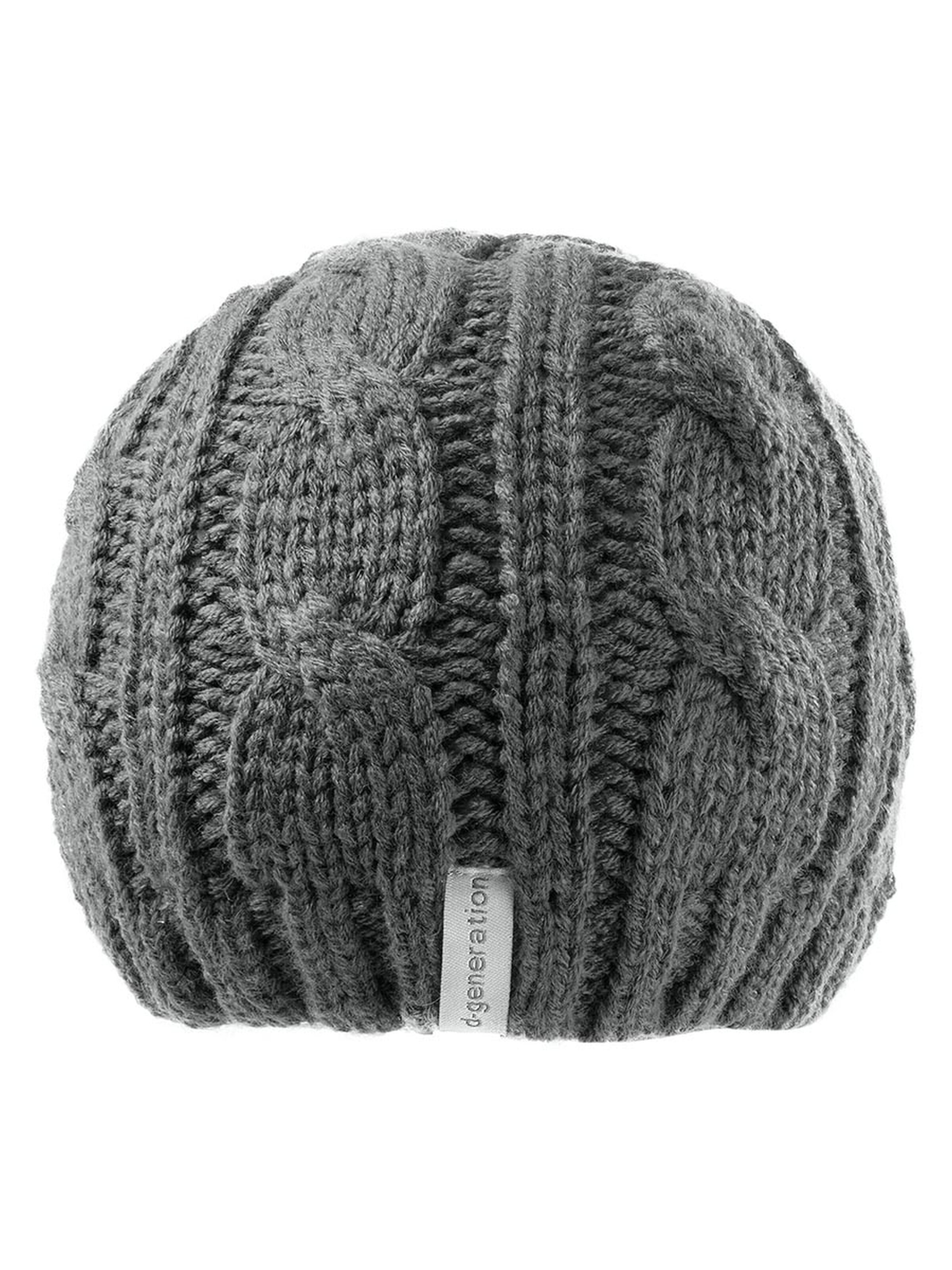 DÖLL Beanie 'Topfmütze Strick' in Grey