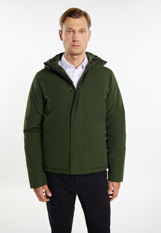 DreiMaster Klassik Winter Jacket in Green: front