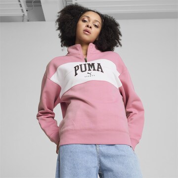 PUMA Sweatshirt 'Squad' in Pink: front