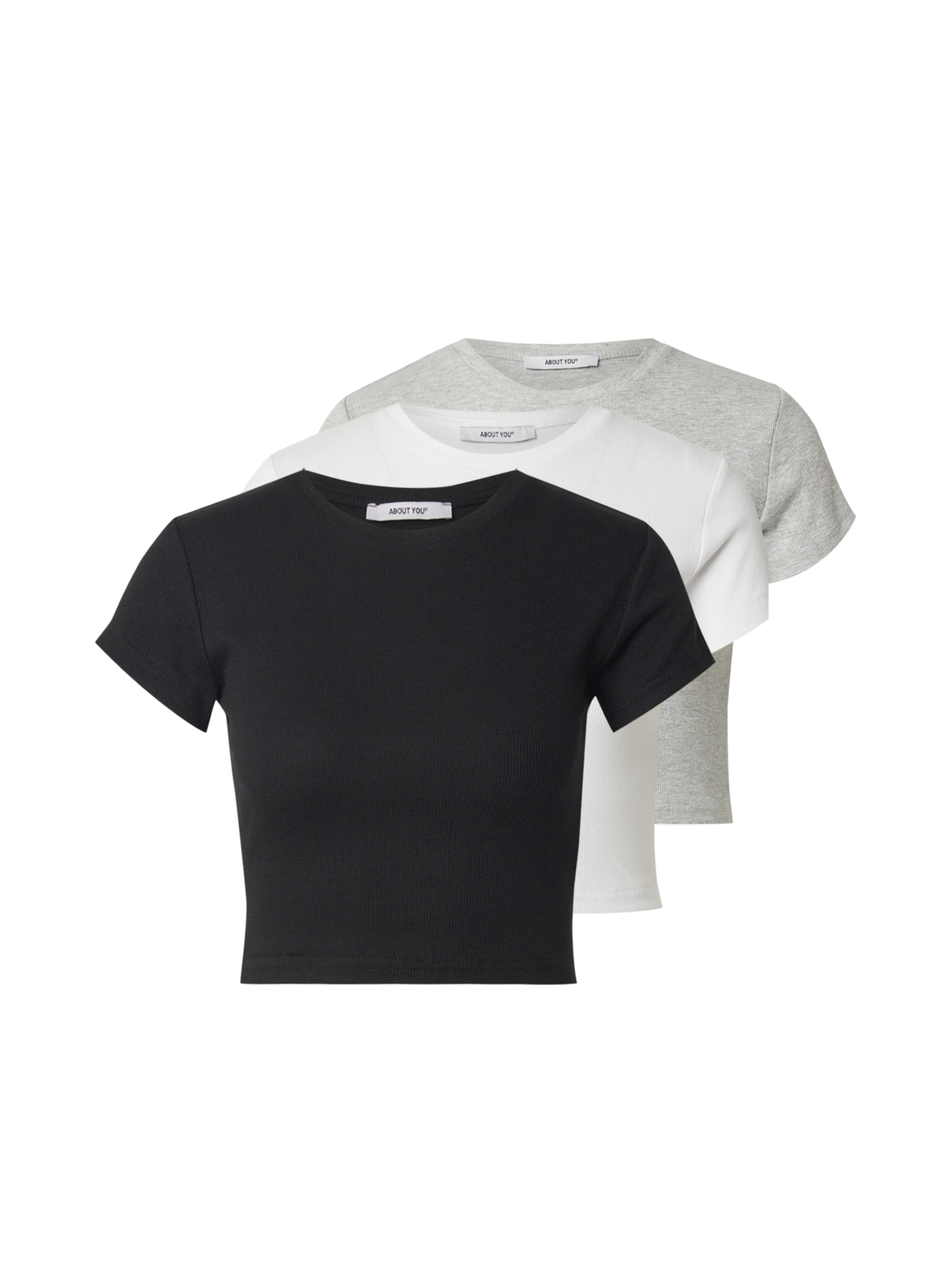 ABOUT YOU - Camisa 'Loryn' em cinzento: frente