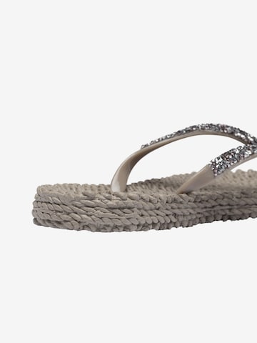 ILSE JACOBSEN T-Bar Sandals 'CHEERFUL03G' in Grey