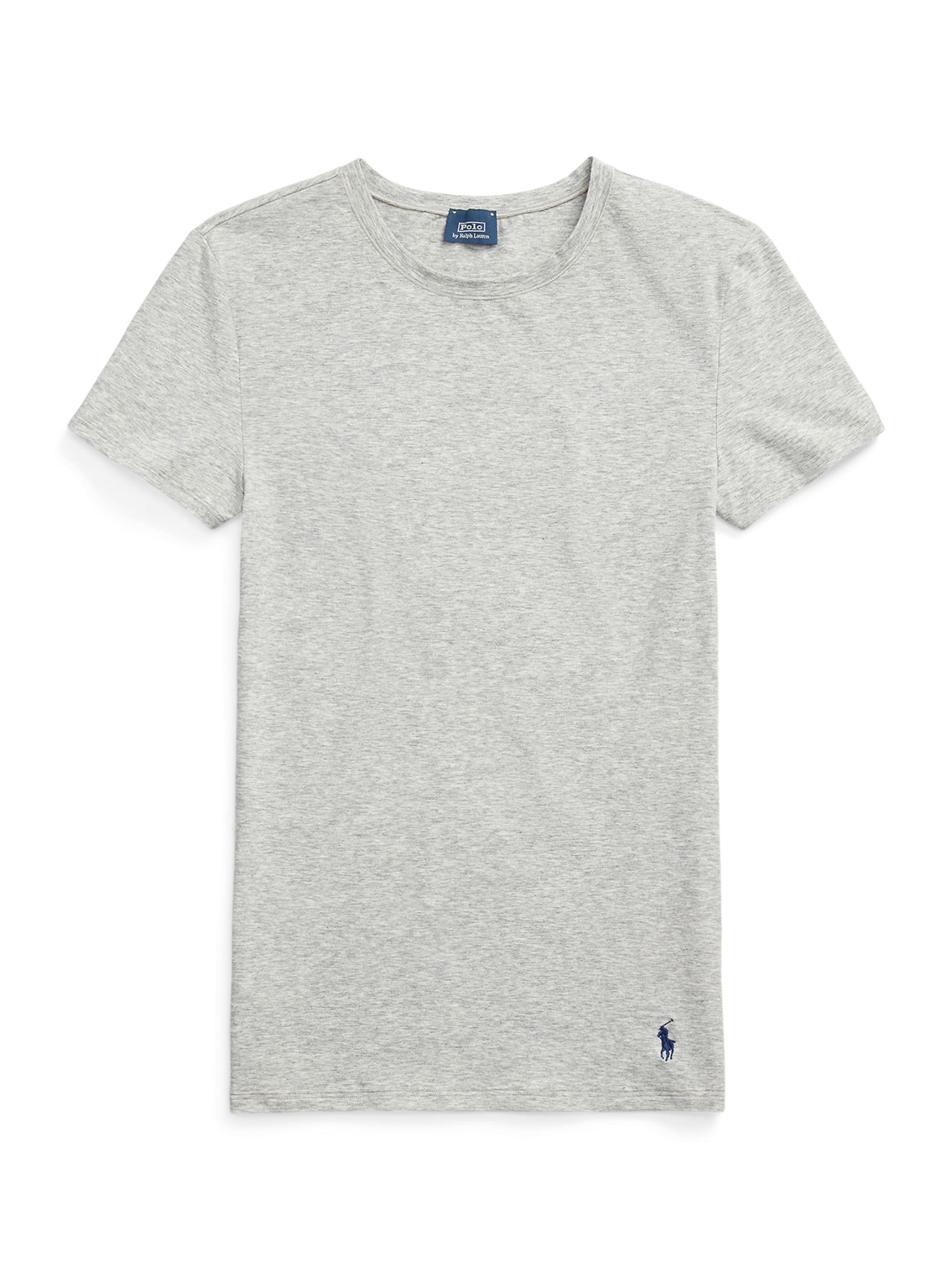 T-shirt ' Club Cotton ' Polo Ralph Lauren en gris : devant