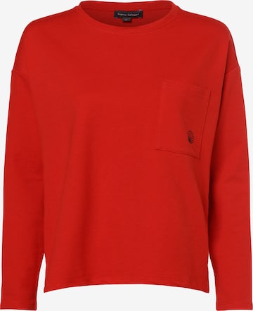Sweat-shirt Franco Callegari en rouge : devant