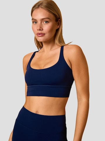 YO-GAYA Bustier Sport bh in Blauw: voorkant