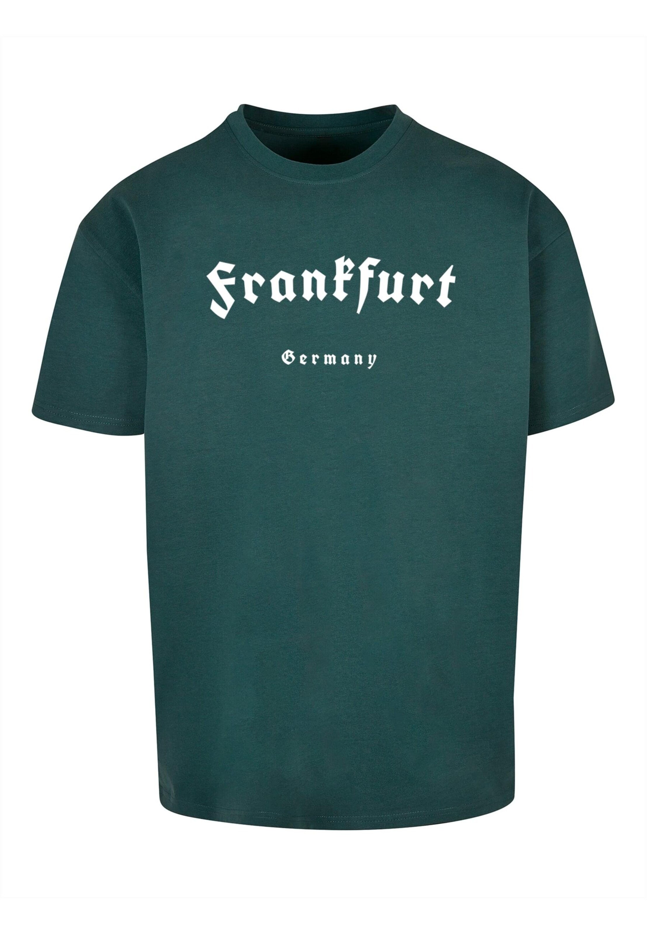 Maglietta 'Frankfurt X' di Merchcode in verde: frontale