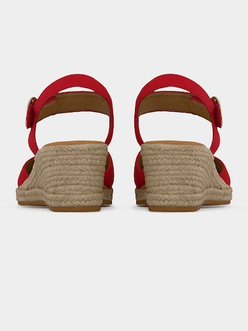Sandales GABOR en rouge