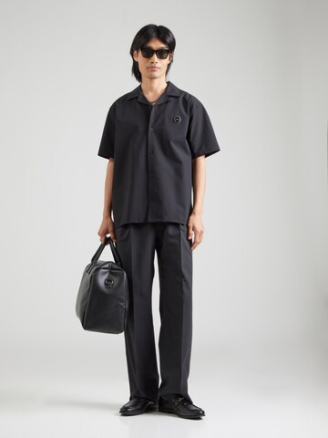 BALR. Comfort fit Button Up Shirt 'Hex-Series' in Black