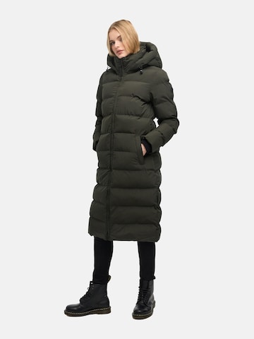 Manteau fonctionnel 'Harukaa 16' MARIKOO en vert : devant