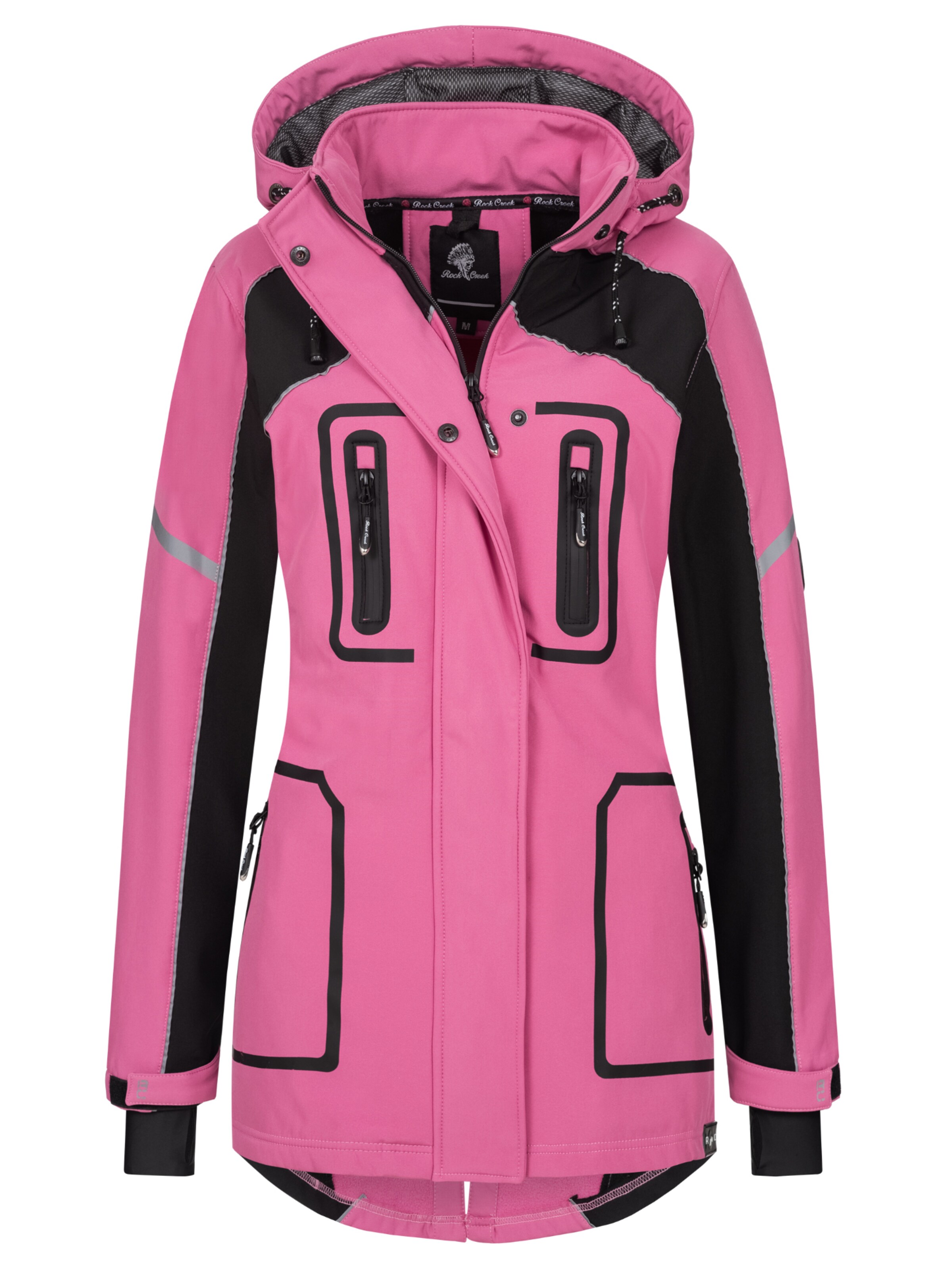 Rock Creek Jacke ' Mantel ' in Pink: Vorderseite