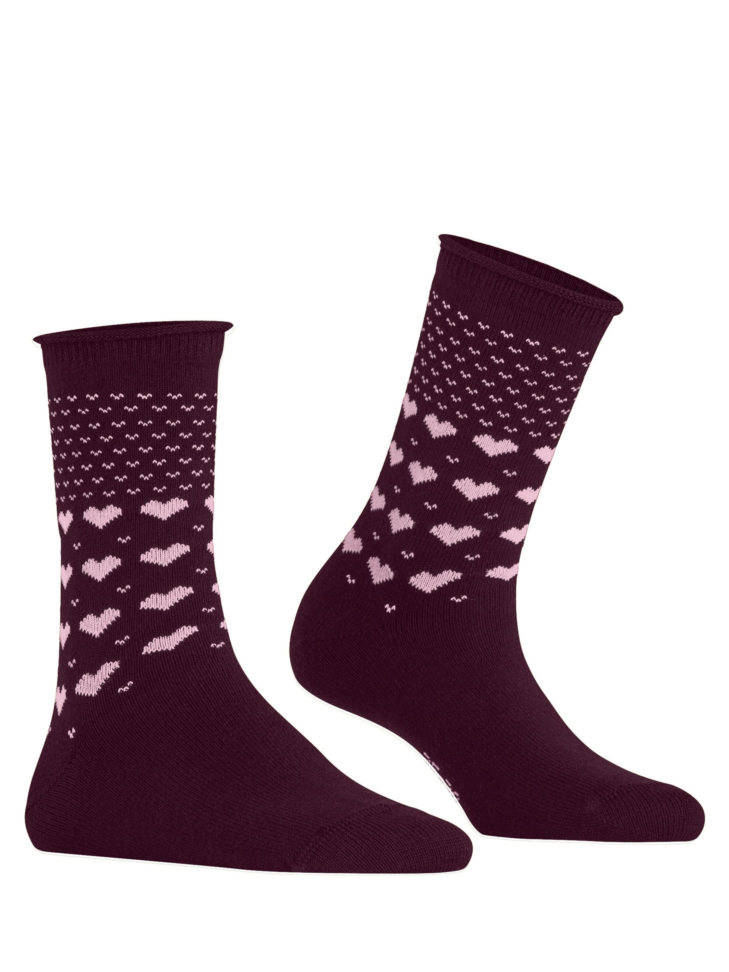 ESPRIT Socken 'Warming Hearts'‌‌‌‌‌‌‌‌ in Rot