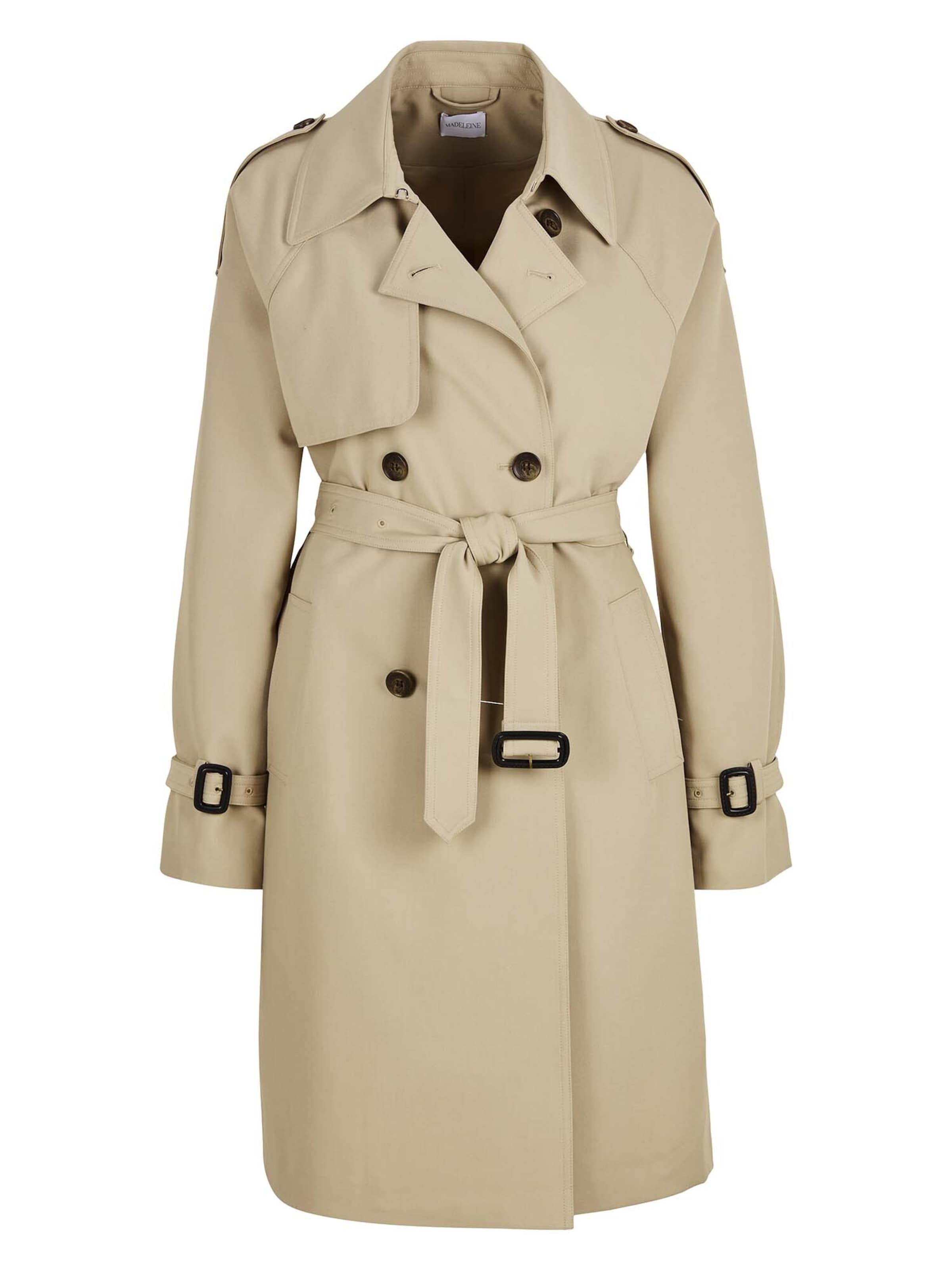 MADELEINE Mantel in beige, Produktansicht