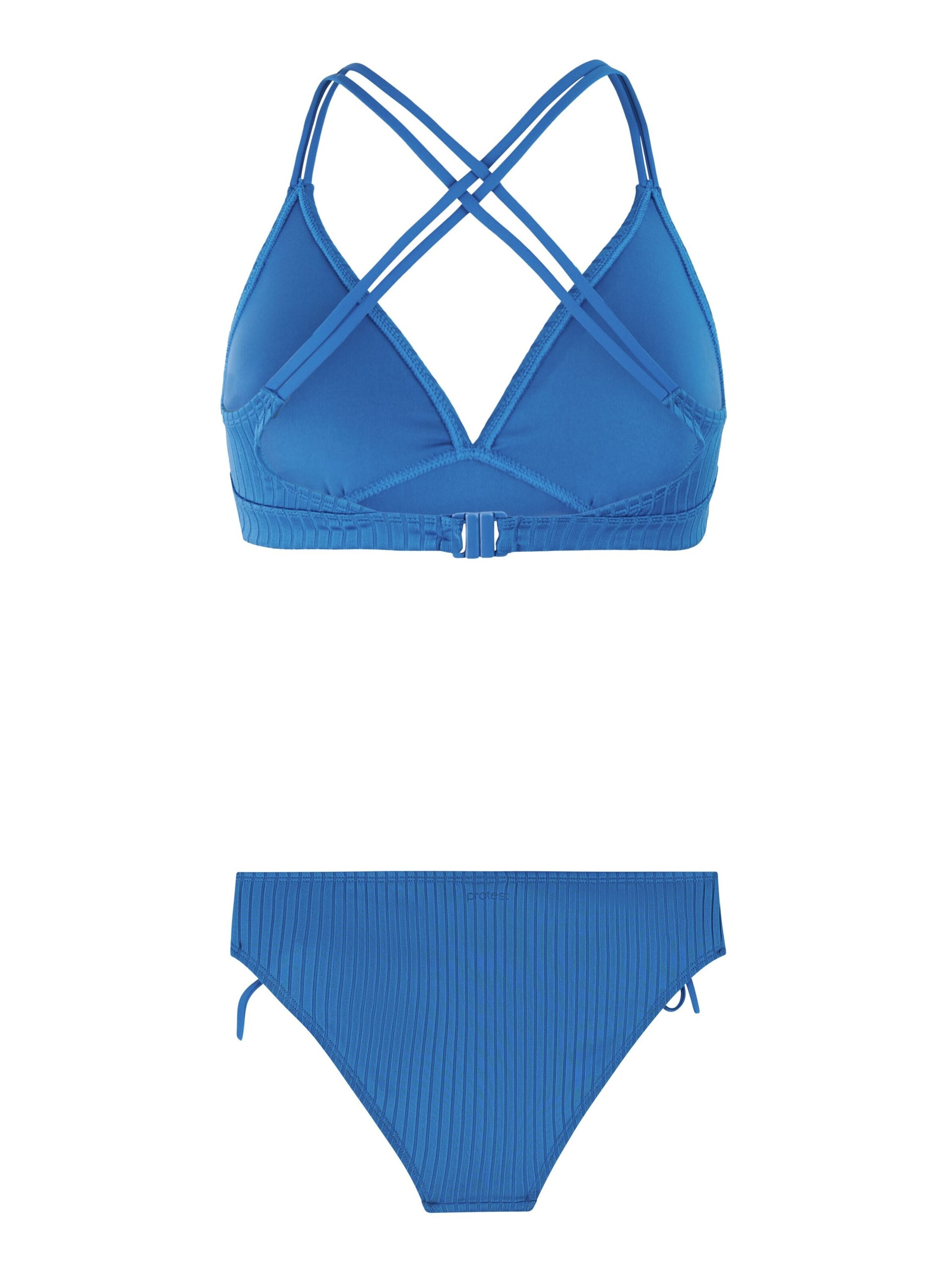 PROTEST Triangel Bikini 'PRTCosta' in Blauw