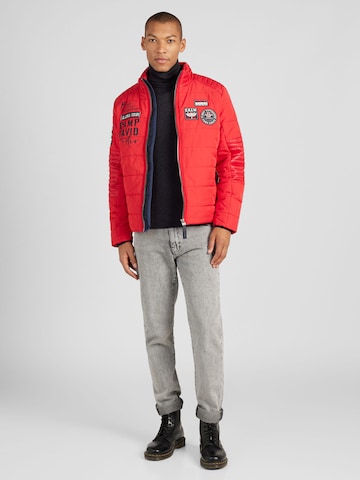 Veste mi-saison CAMP DAVID en rouge