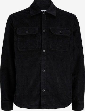 Jack & Jones Junior Regular fit Overhemd 'JJEREGENT' in Zwart: voorkant