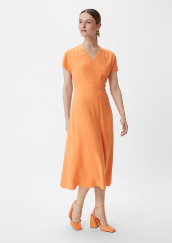 COMMA Dress in Orange: front