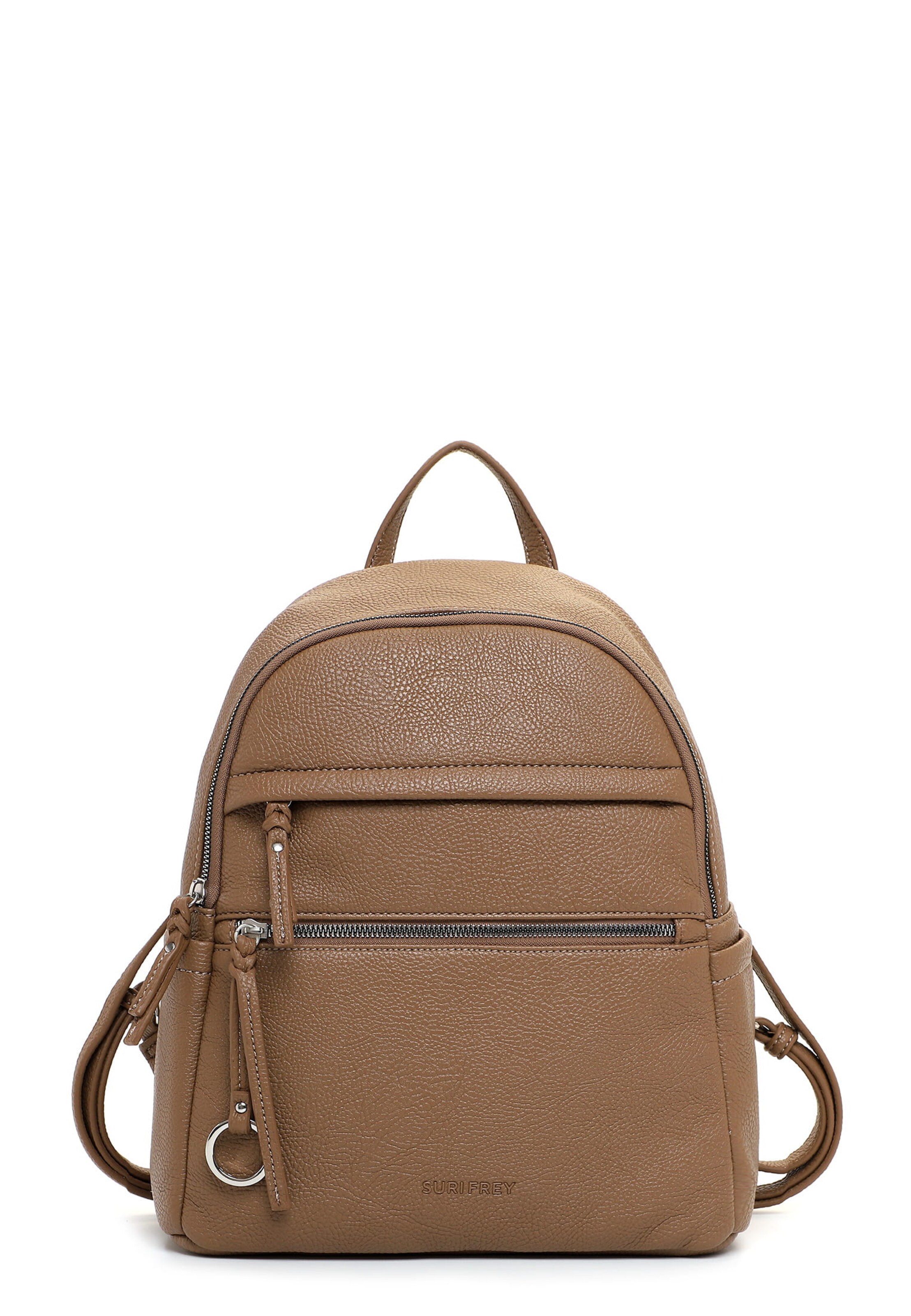 Suri Frey Backpack 'Debby' in Beige: front