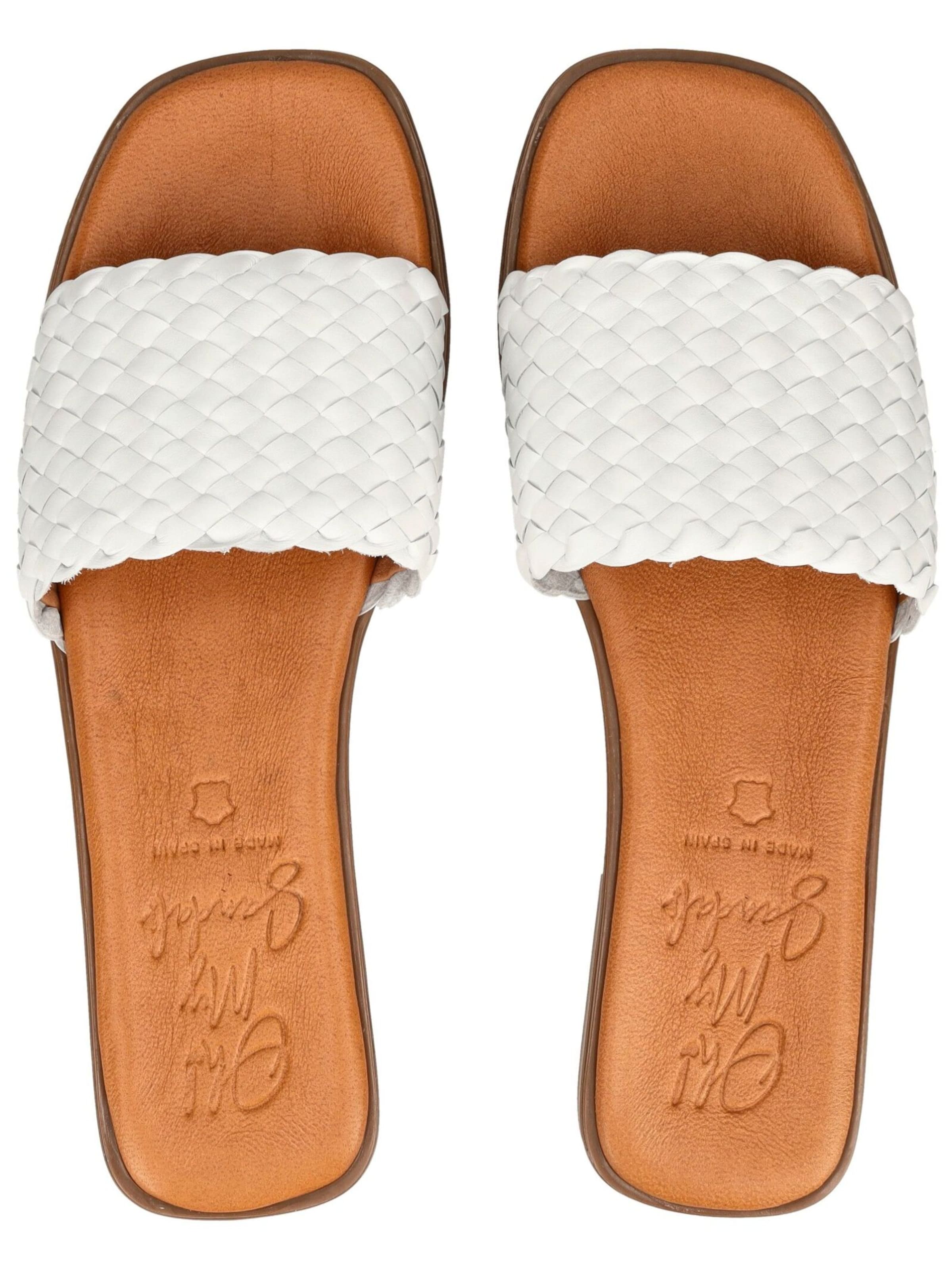 Oh! My Sandals Mules in White