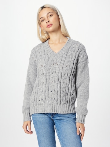 UNITED COLORS OF BENETTON Sweater in Grey: front