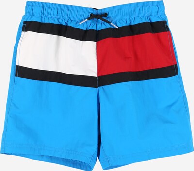 TOMMY HILFIGER Plavecké šortky - námořnická modř / nebeská modř / červená / bílá, Produkt