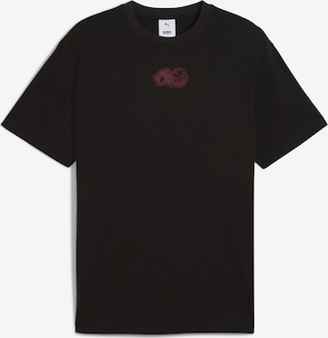 PUMA Shirt 'PUMA x SONIC THE HEDGEHOG' in Black: front