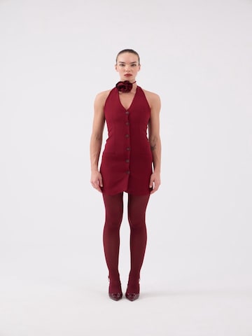 HOLLY LOLLY Shirt dress in Red: front