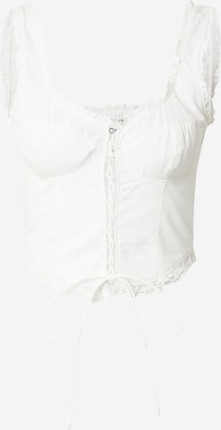 Monki Blouse in White: front
