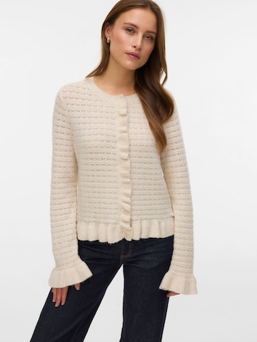 Cardigan 'VMAlia' VERO MODA en blanc : devant