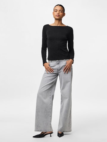 PIECES Shirt in Zwart