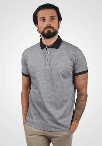 !Solid Poloshirt 'Panos' in Grau: predná strana