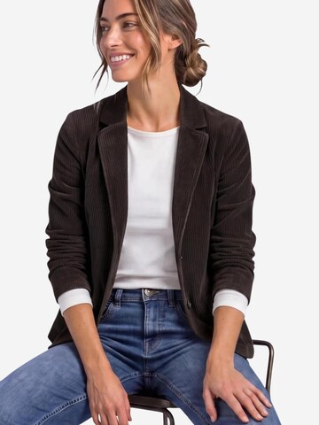 Blazer 'Short Soft Corduroy Blazer 213164' di STREET ONE in marrone