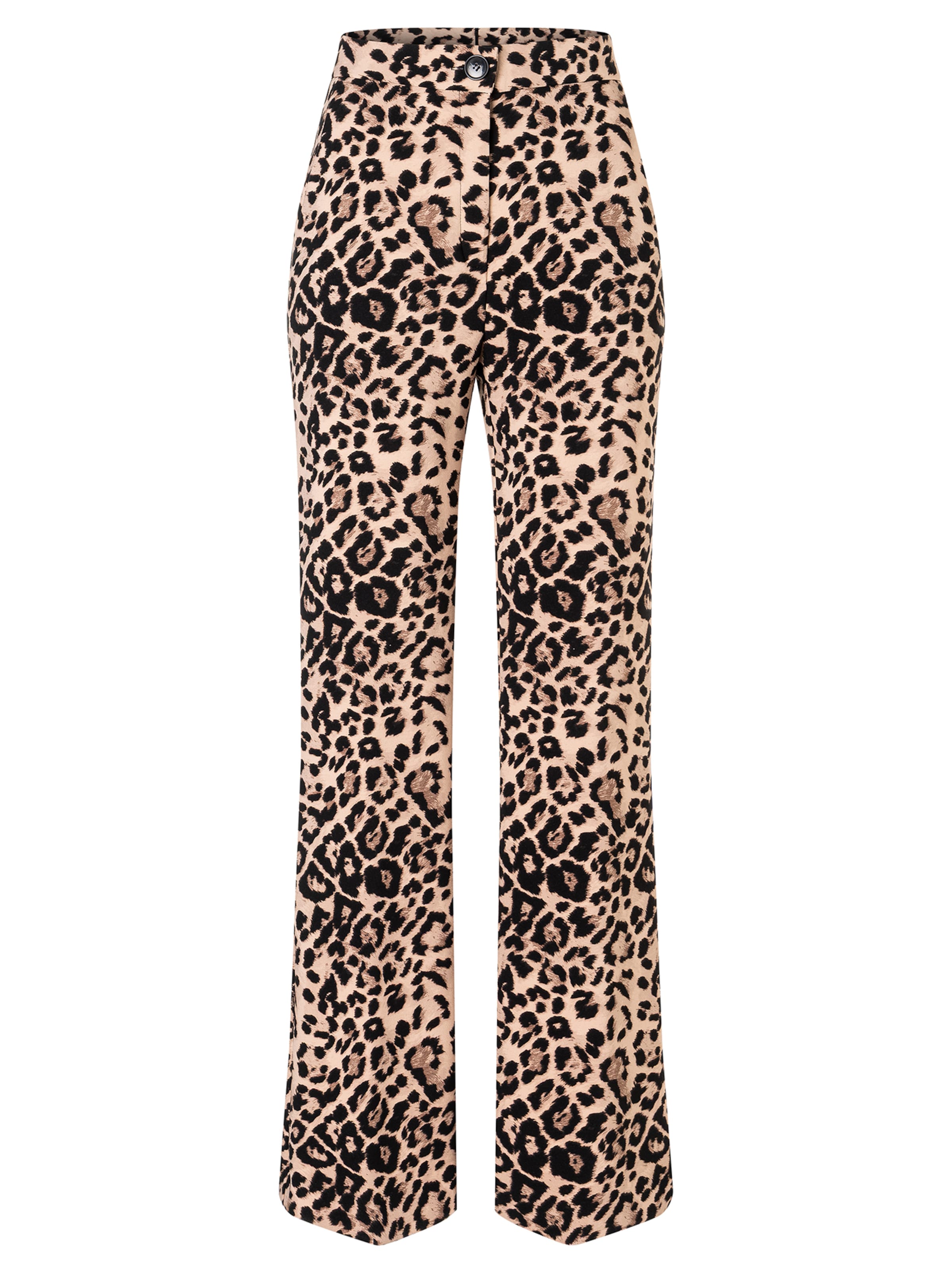 Ana Alcazar Pantalon 'Adami' en noisette / noir, Vue avec produit