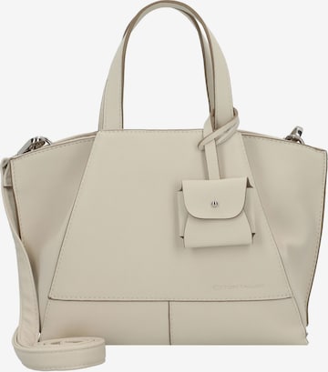 TOM TAILOR Shopper 'Adrienn' in Beige: voorkant