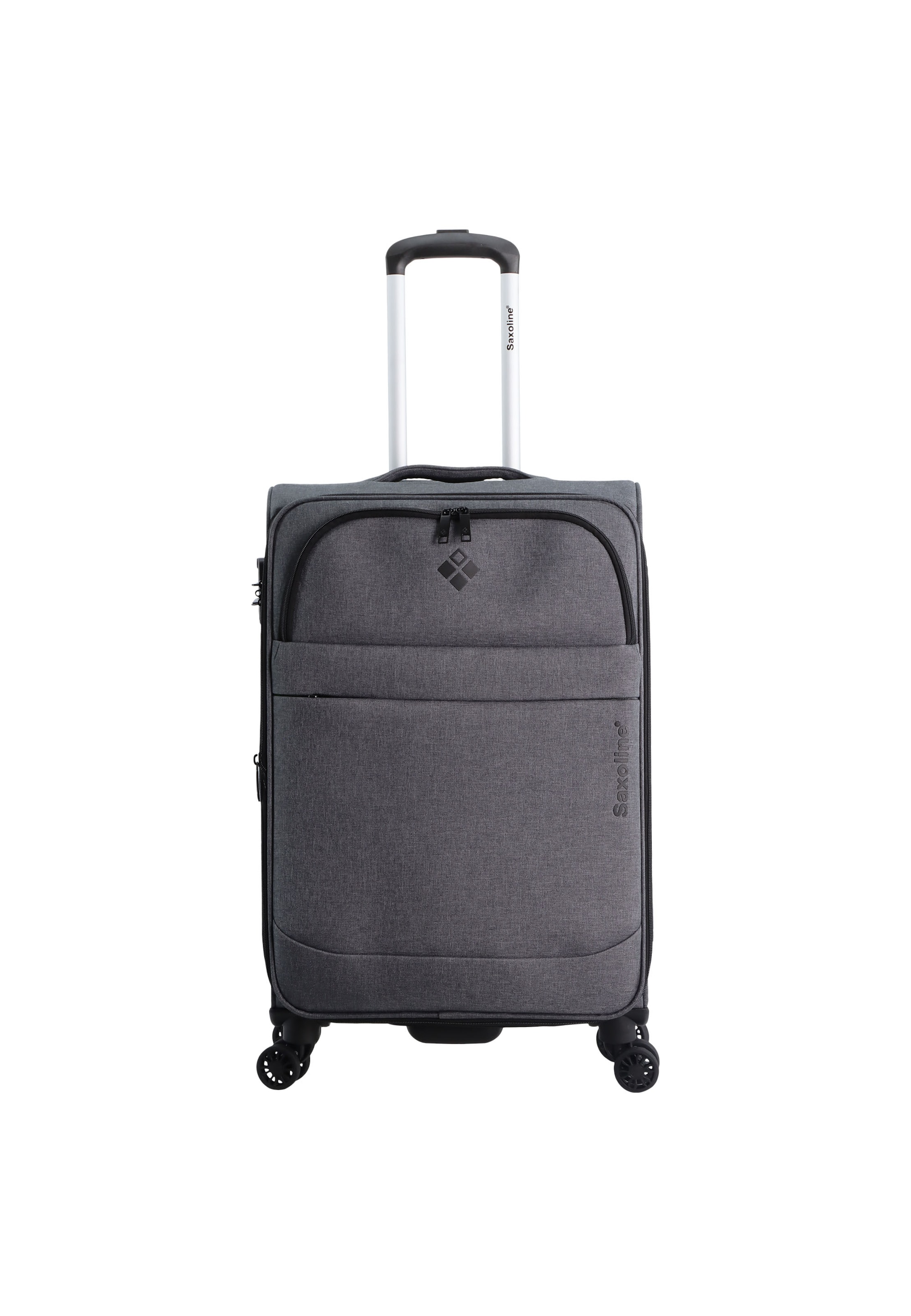 Saxoline Trolley in Grau: Vorderseite
