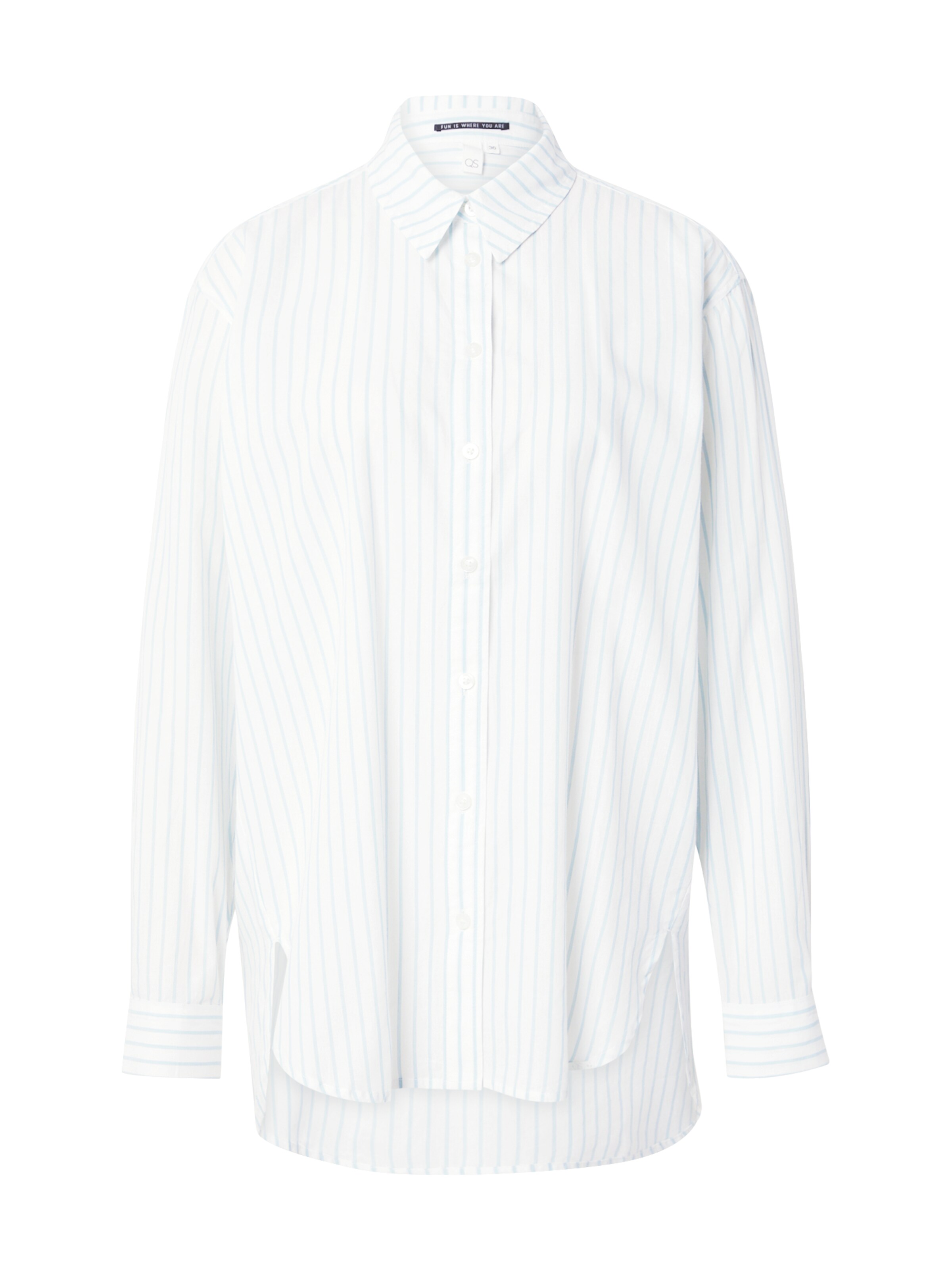 QS Blouse in White: front