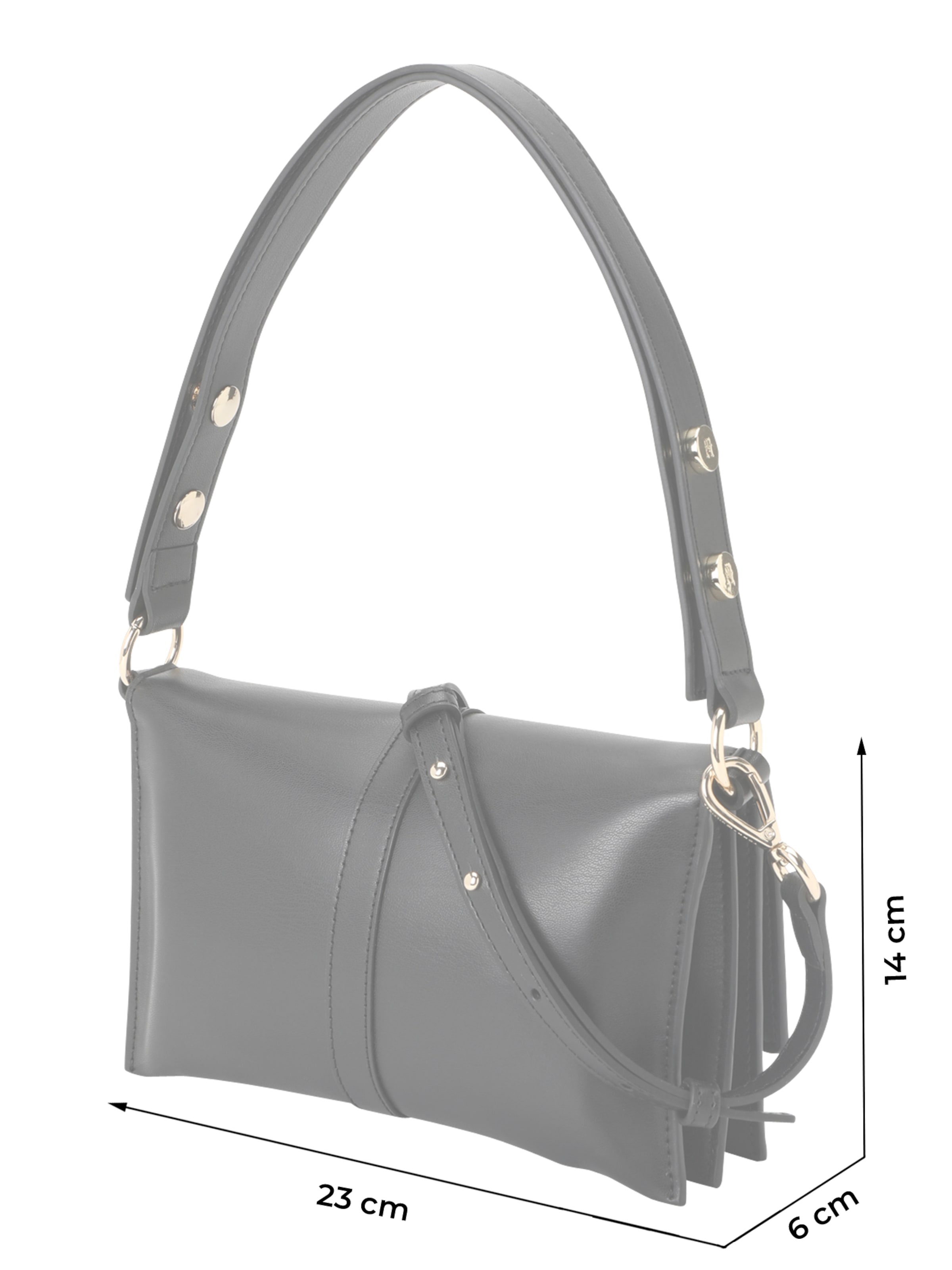 TOMMY HILFIGER Válltáskák 'HERITAGE' - fekete