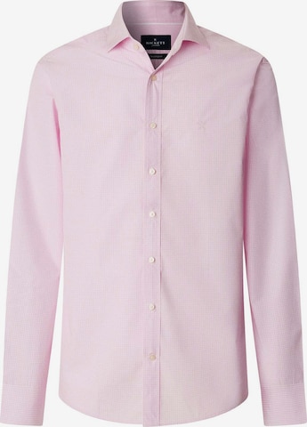 Coupe regular Chemise 'CITY' Hackett London en rose : devant
