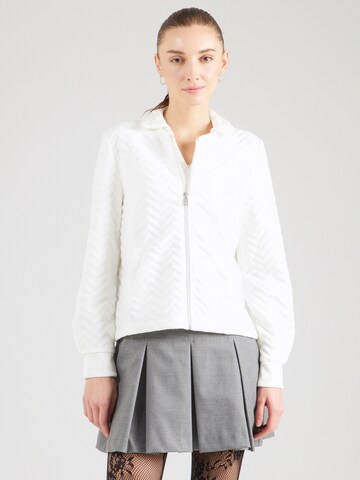 Hailys Sweat jacket 'Ke44ndra' in White: front