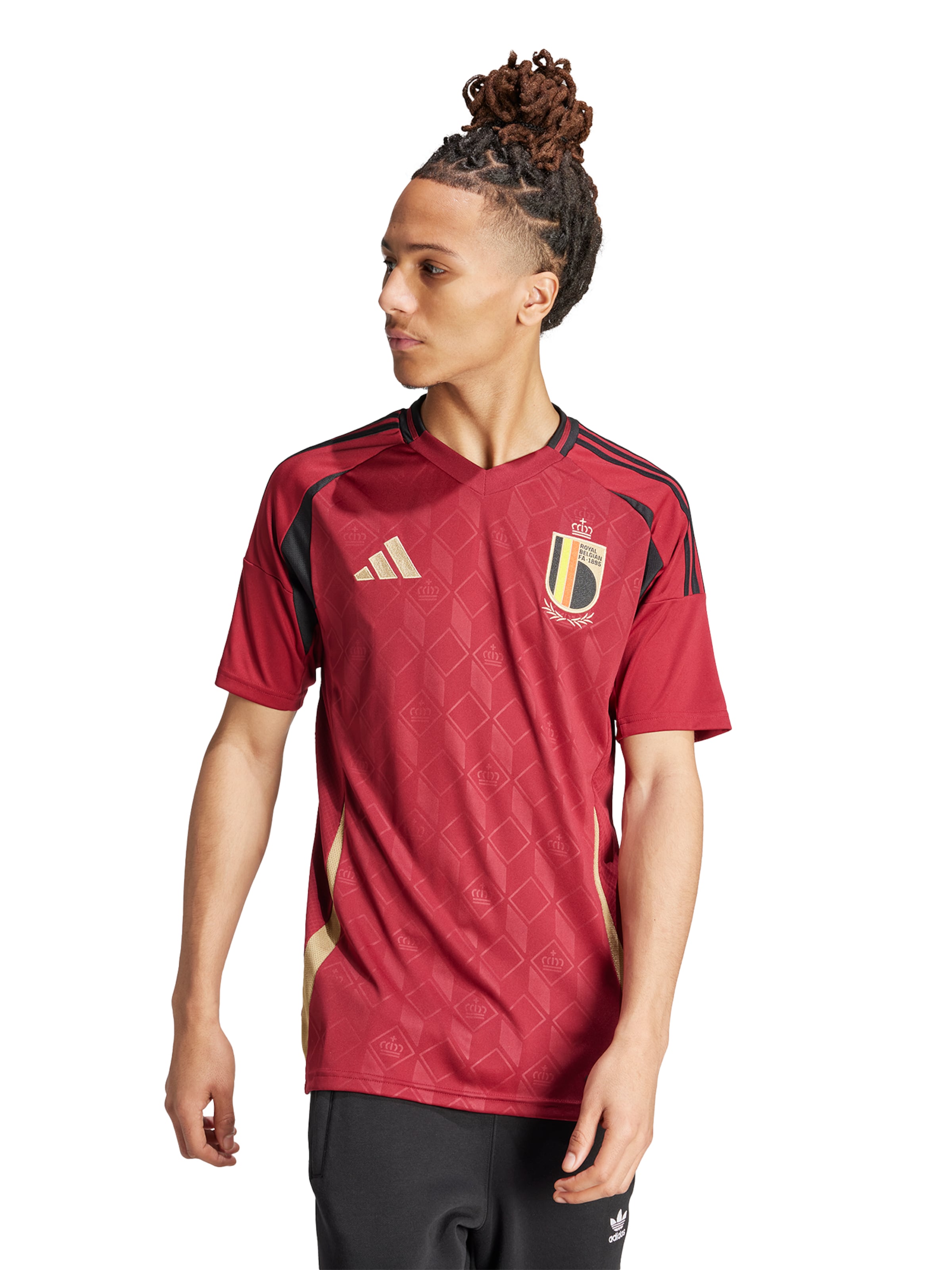 Maillot 'Belgium 24 Home' ADIDAS PERFORMANCE en rouge