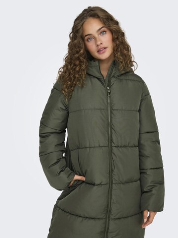 ONLY Winter Coat 'ABBIE' in Green