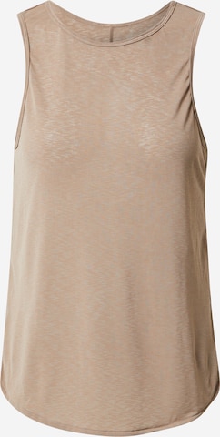 ADIDAS PERFORMANCE Sports Top in Beige: front