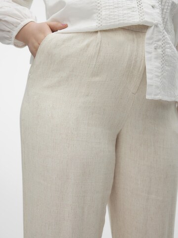 Vero Moda Curve Regular Broek in Beige