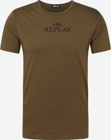 REPLAY T-Shirt in Grün: predná strana