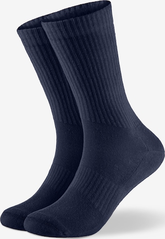 Von Jungfeld Socks 'CASUAL CLASSIC' in Blue: front