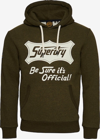 Superdry Sweatshirt in Groen: voorkant