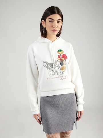 Polo Ralph Lauren Sweatshirt in Wit: voorkant