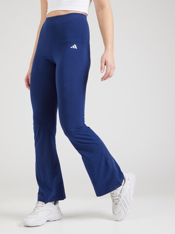 ADIDAS SPORTSWEAR Flared Sportnadrágok 'Essentials' - kék: elől