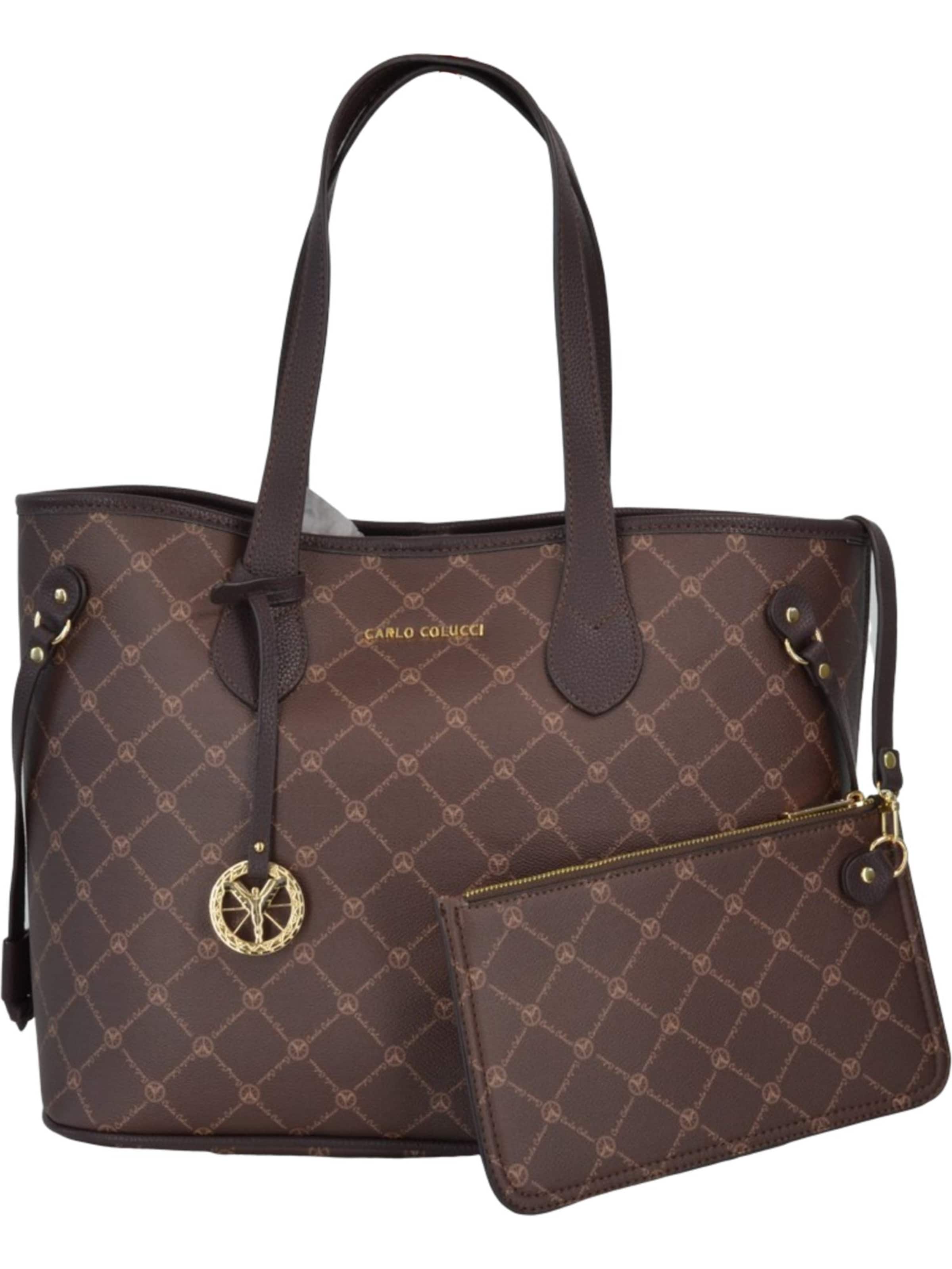 Cabas 'Chini' Carlo Colucci en marron : devant